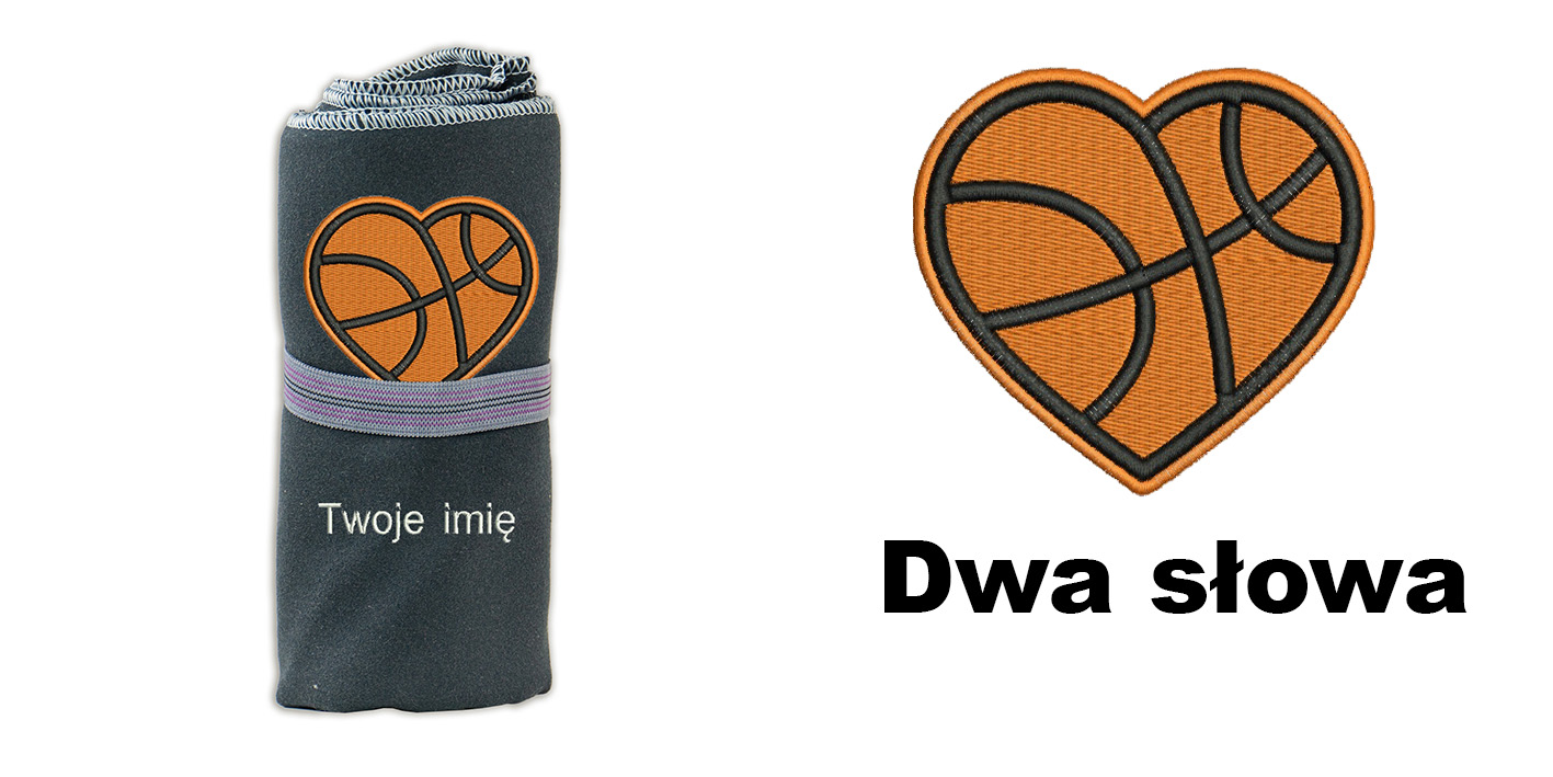 Prezent dla koszykarza koszykówka ręcznik szybkoschnący 72x130 cm