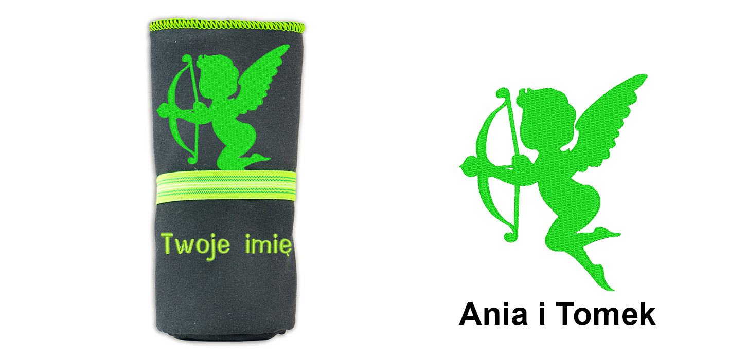 Prezent na walentynki personalizowany ręcznik słodki miś