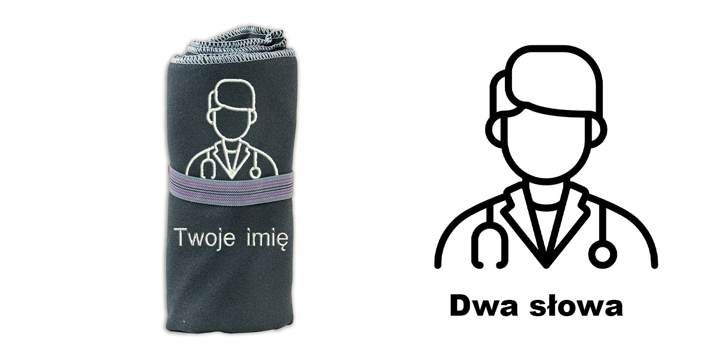 Ręcznik 72x130 prezent dla lekarza