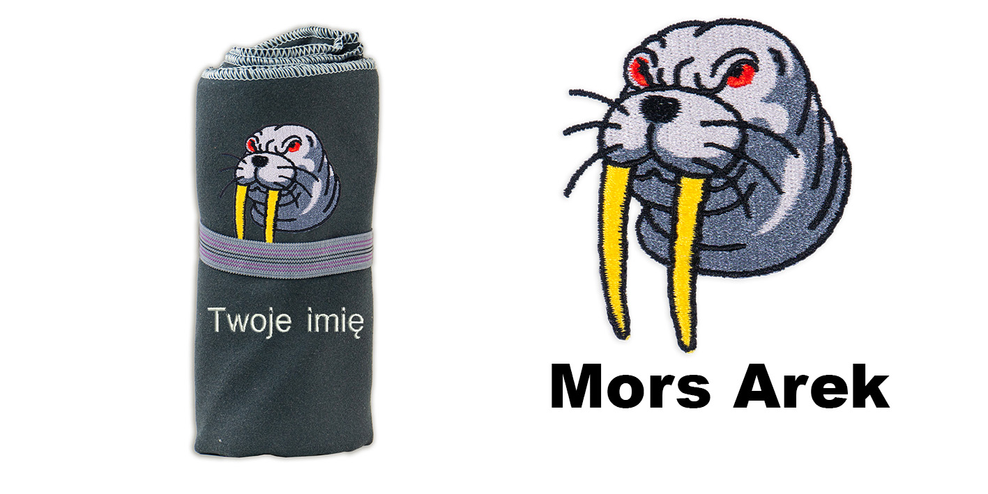 Ręcznik 72x130 prezent dla morsa