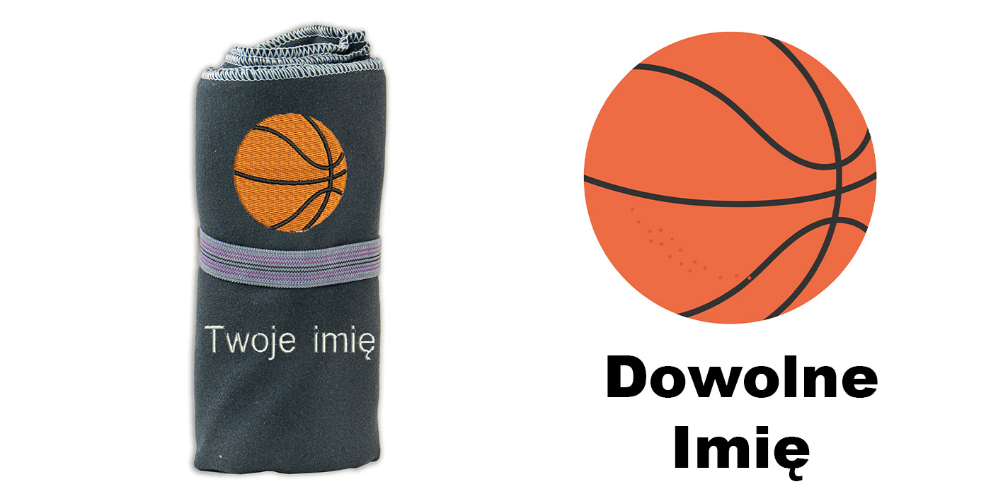 Prezent dla koszykarza ręcznik szybkoschnący 72x130 cm