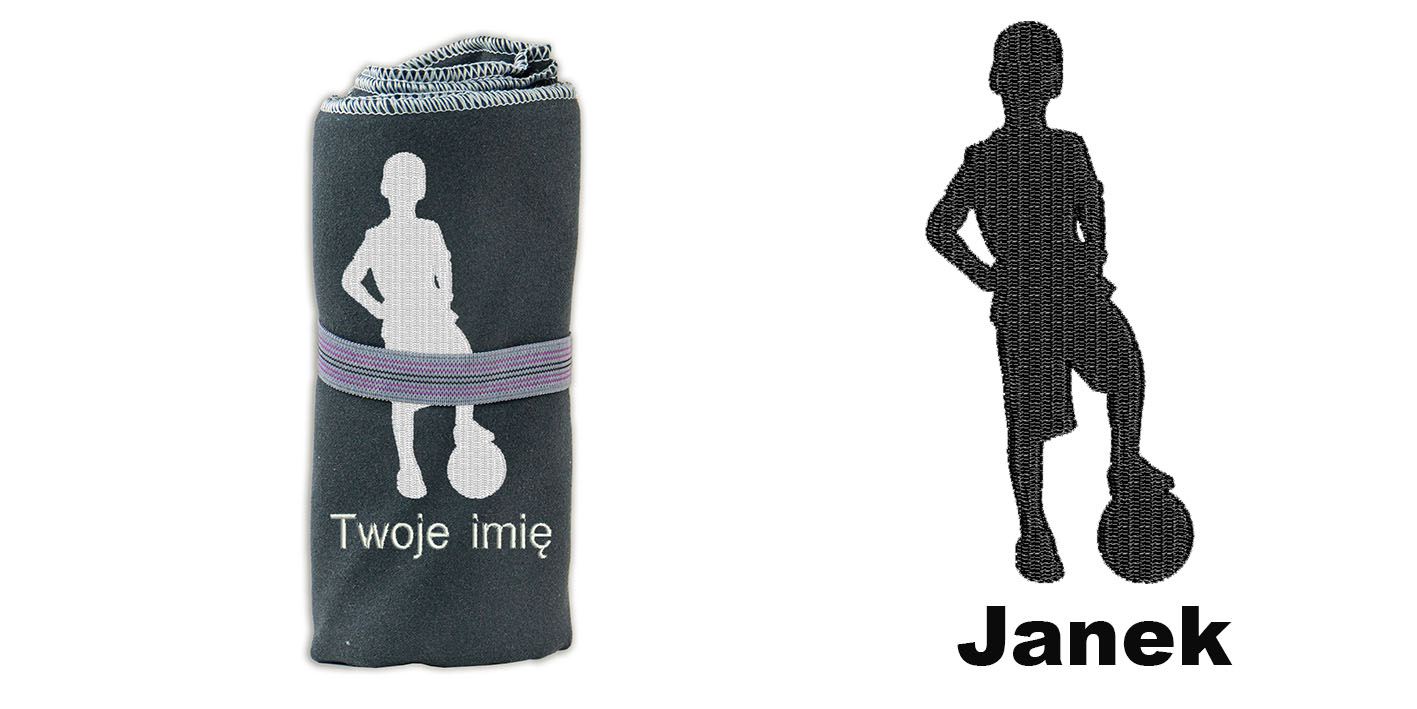 Prezent dla piłkarza ręcznik szybkoschnący 72x130 cm