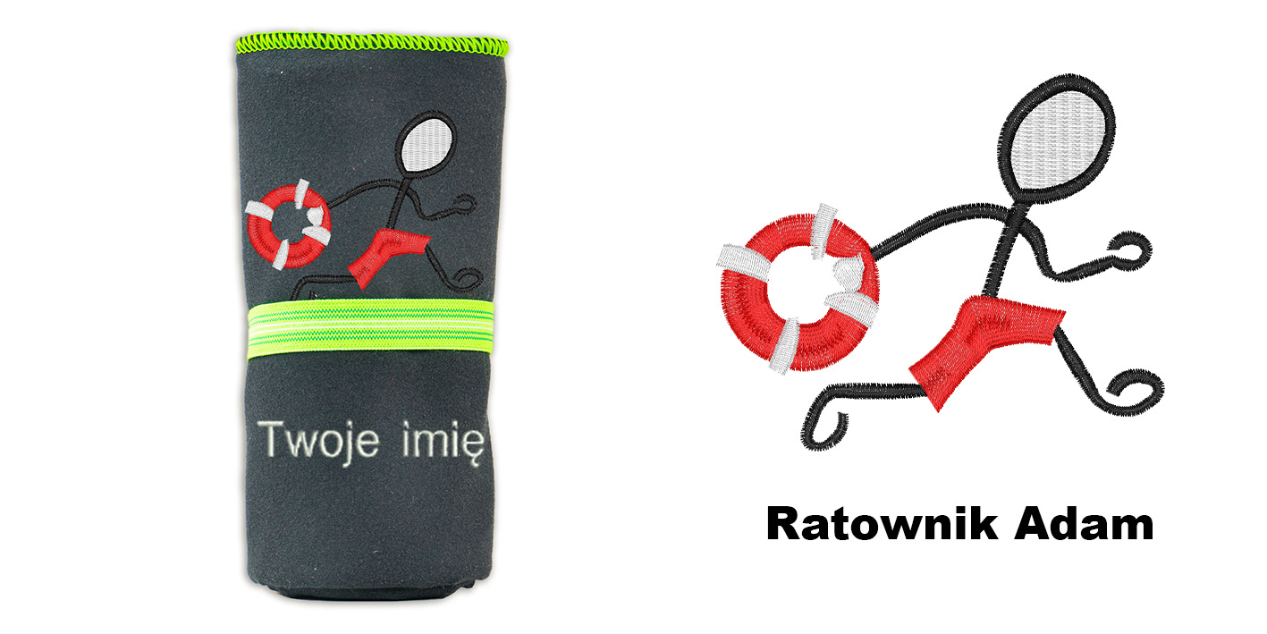 Ręcznik 72x130 prezent dla ratownika wodnego wopr
