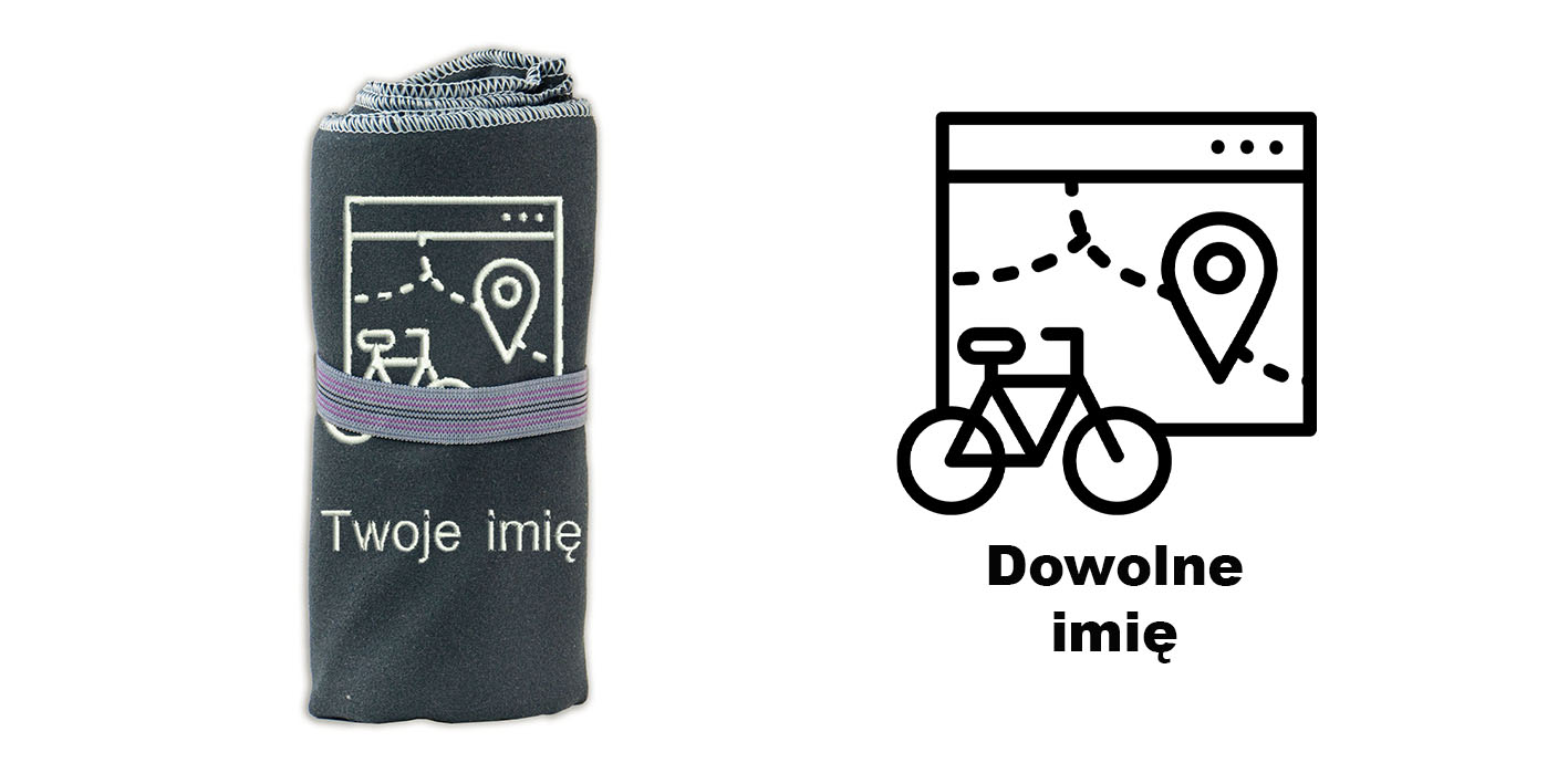 Ręcznik 72x130 prezent dla rowerzysty
