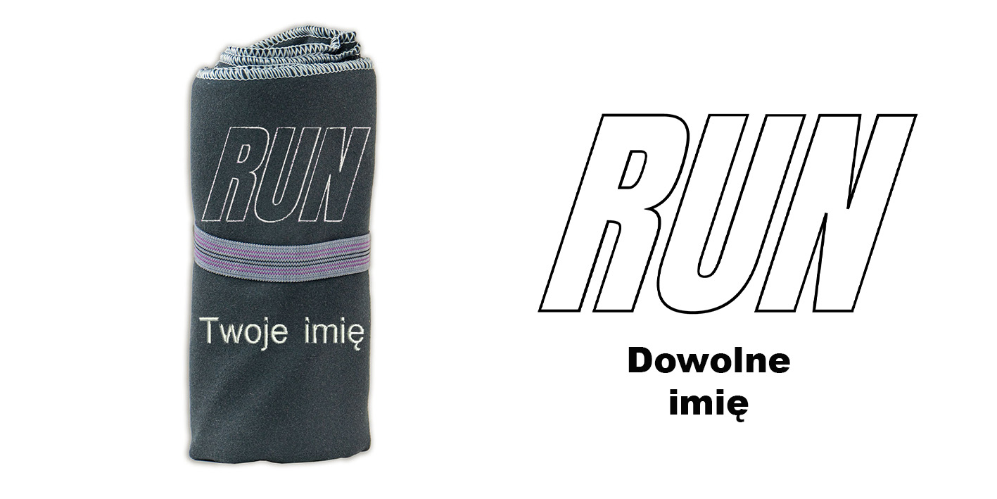 Prezent dla biegacz ręcznik szybkoschnący 72x130 cm