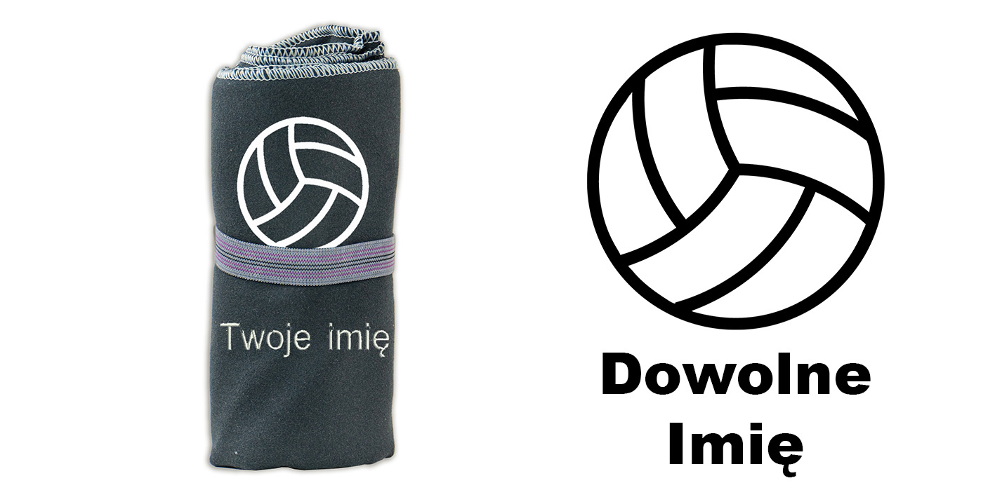 Prezent dla siatkarza ręcznik szybkoschnący 72x130 cm