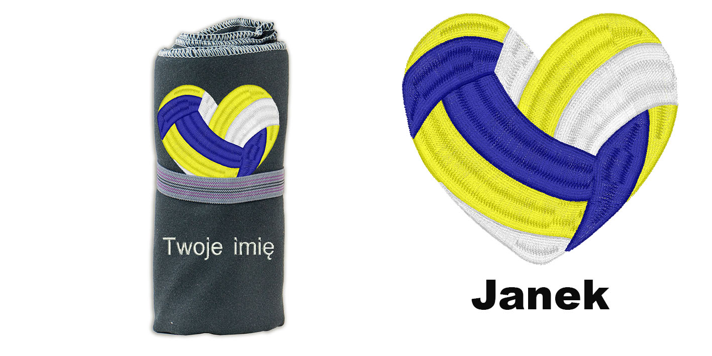 Prezent dla siatkarza siatkówka ręcznik szybkoschnący 72x130 cm