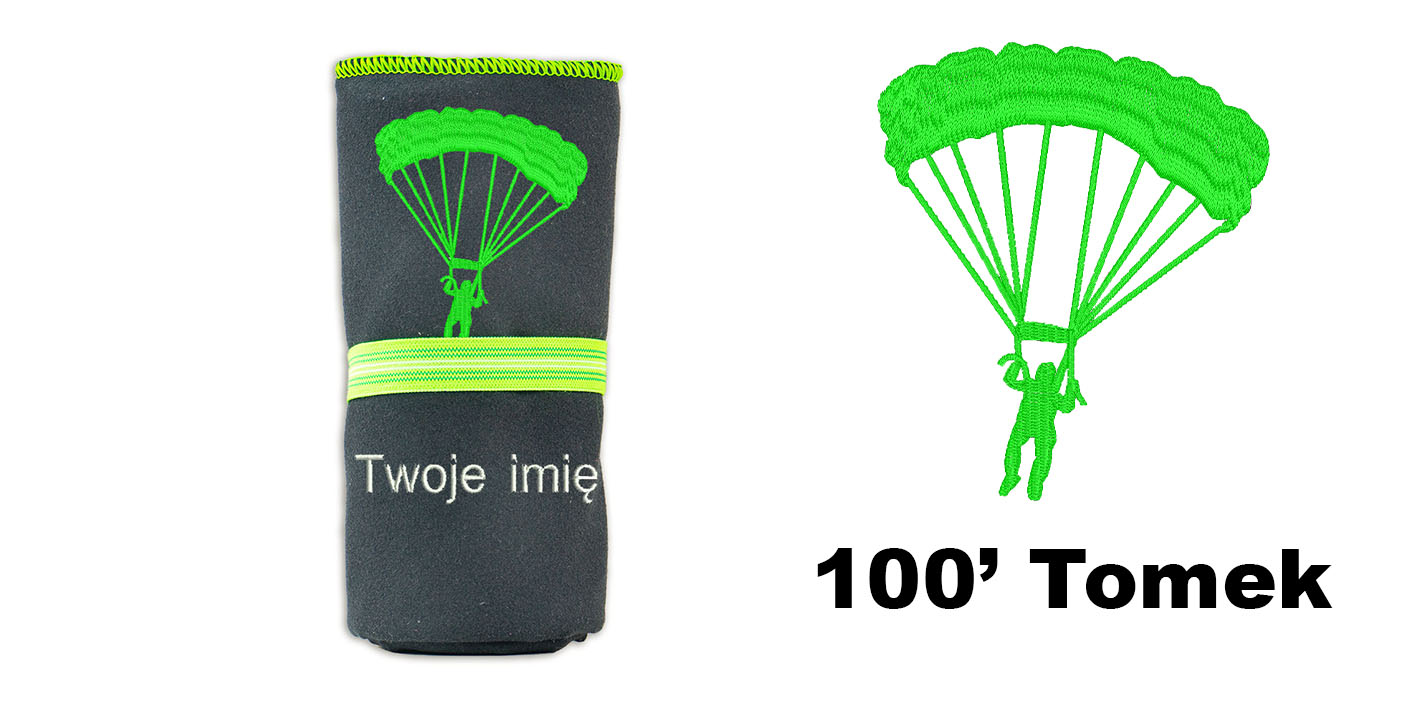 Prezent dla spadochroniarza ręcznik szybkoschnący 72x130 cm