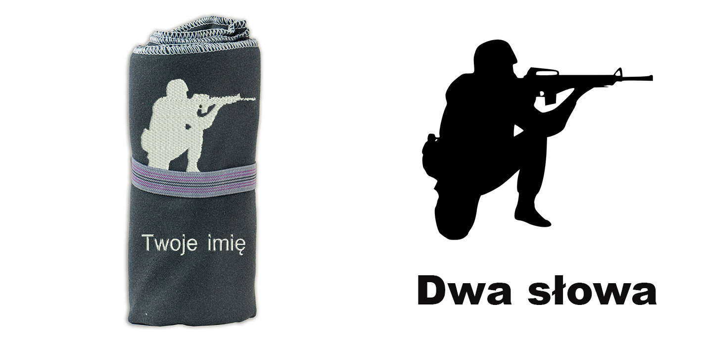 Ręcznik 72x130 prezent militaria