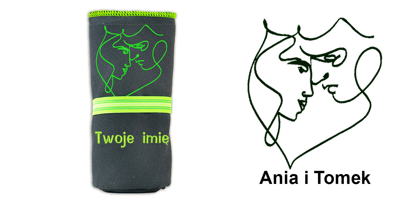 Prezent na walentynki personalizowany ręcznik słodki miś