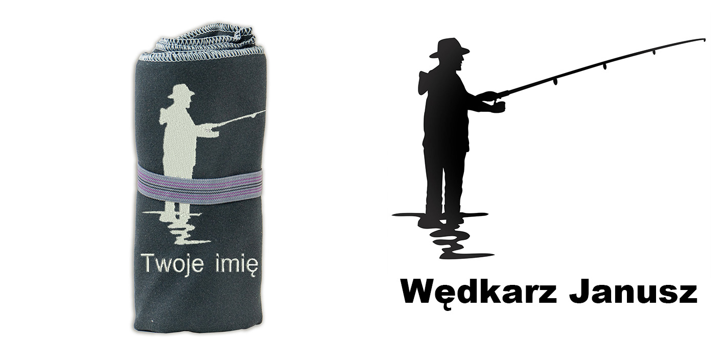 Ręcznik 72x130 prezent dla wędkarza