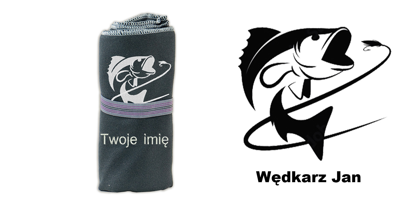 Ręcznik 72x130 prezent dla wędkarza