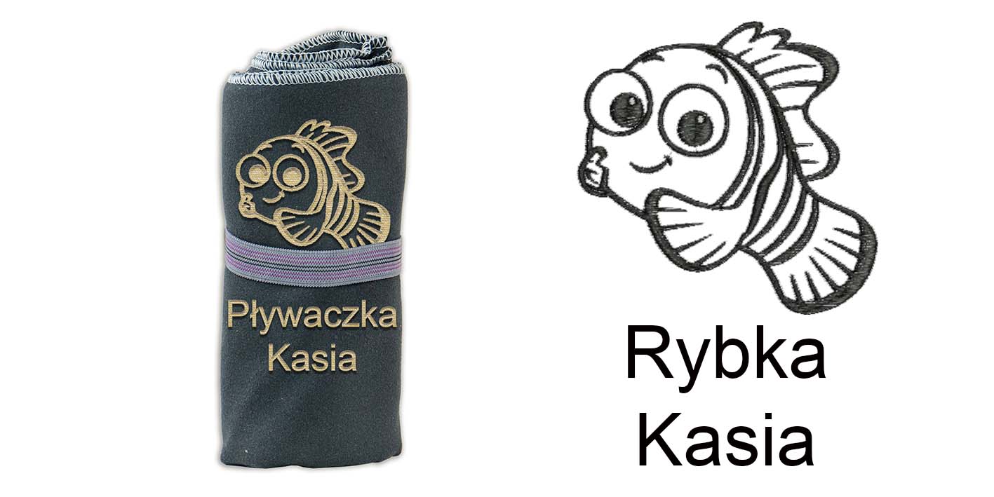 Prezent dla pływaka pływaczki ręcznik szybkoschnący 72x130 cm