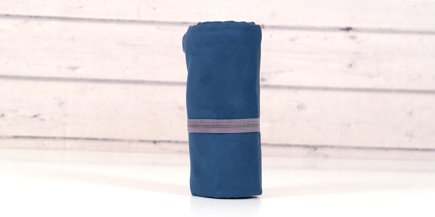 Ręcznik 75x150 cm navy szary szybkoshcnący