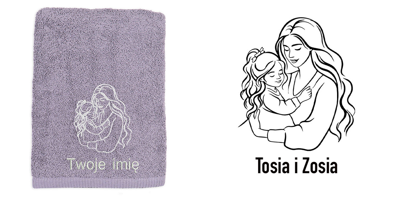 ręcznik szybkoschnący z bawełny dla mamy
