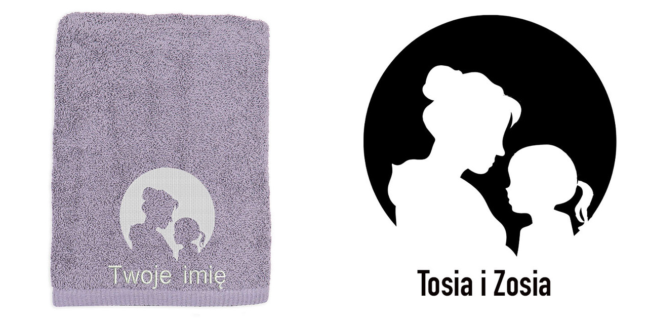 ręcznik szybkoschnący z bawełny dla mamy