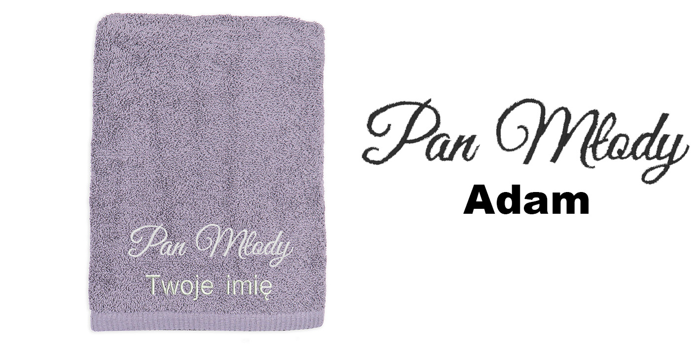 ręcznik szybkoschnący z mikrofibry dla pana młodego