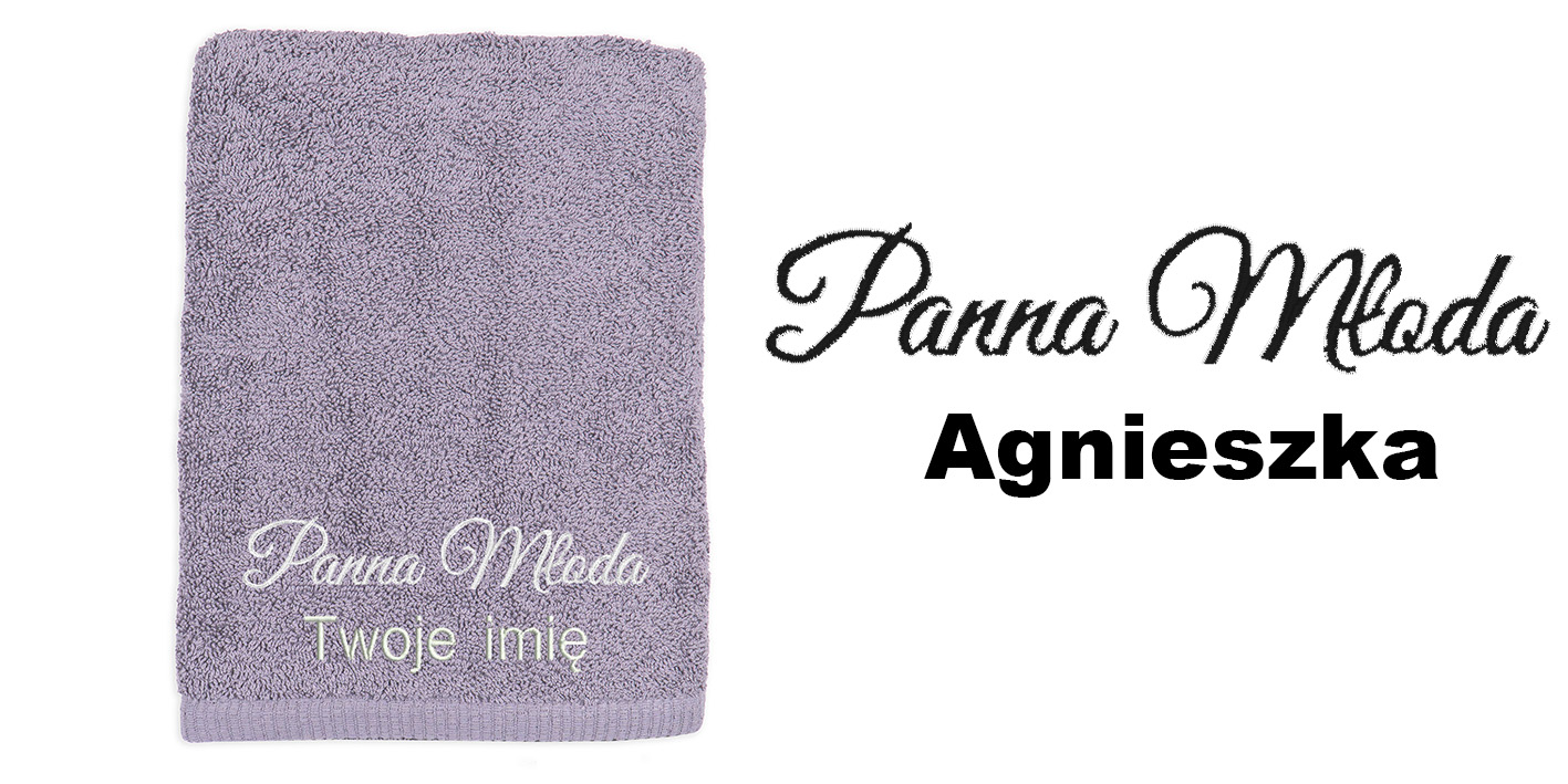 ręcznik szybkoschnący z mikrofibry dla panny młodej