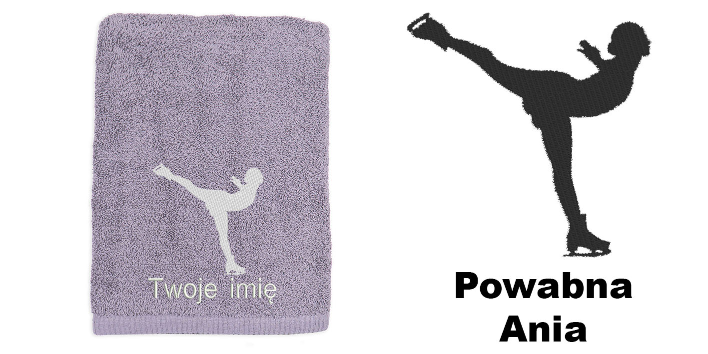 Ręcznik bawełniany łyżwiarka