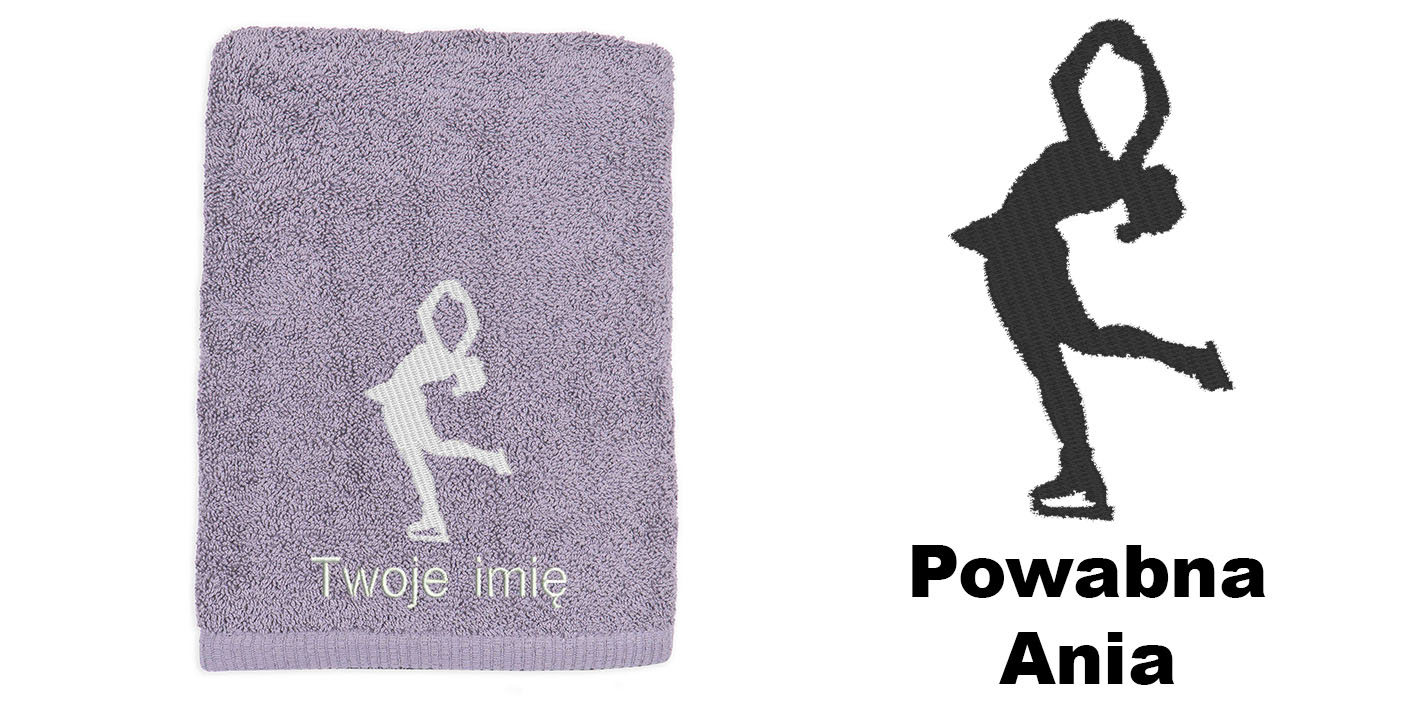 Ręcznik bawełniany łyżwiarka