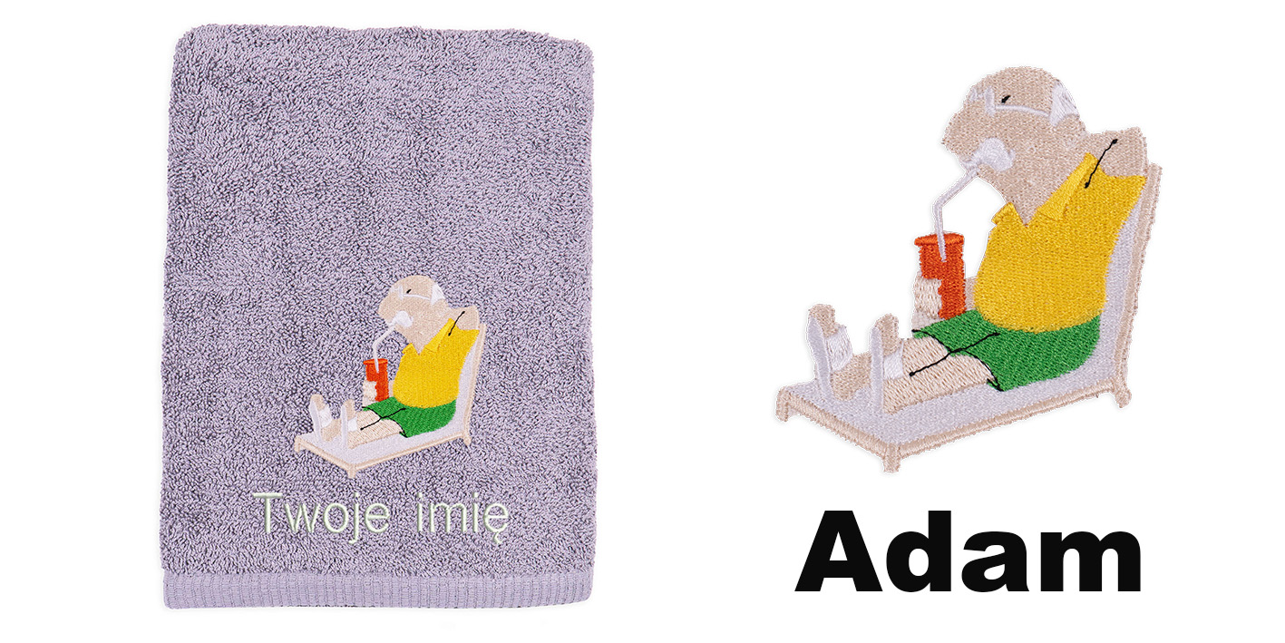 Ręcznik bawełniany 70x140 cm dla emeryta