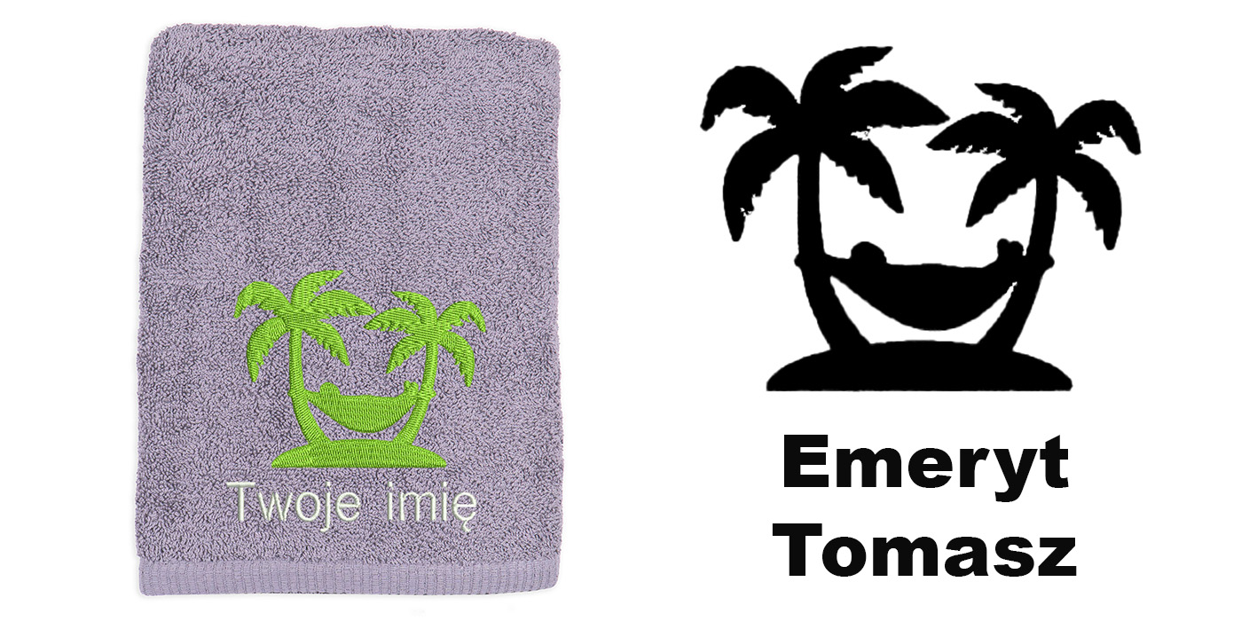 Ręcznik bawełniany 70x140 cm dla emeryta