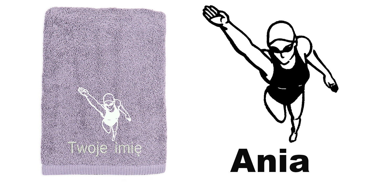 ręcznik szybkoschnący z mikrofibry dla pływaka