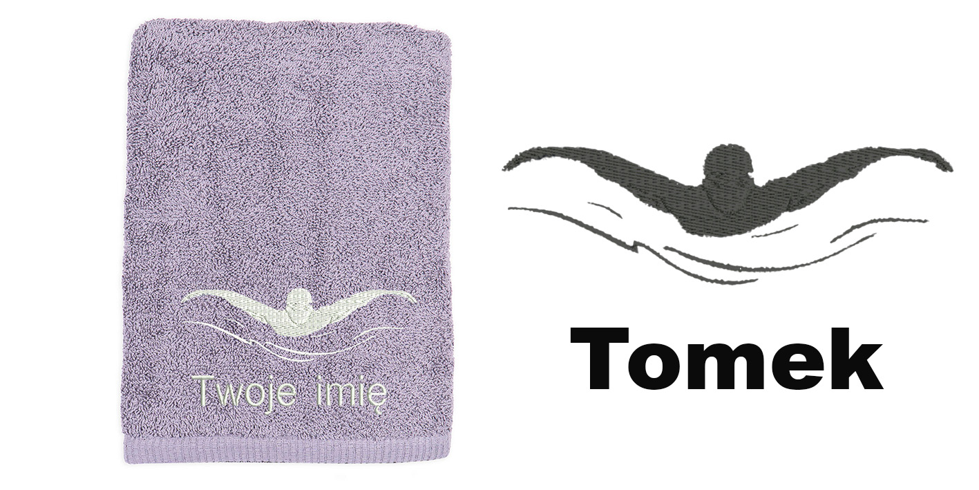 ręcznik szybkoschnący z mikrofibry dla pływaka