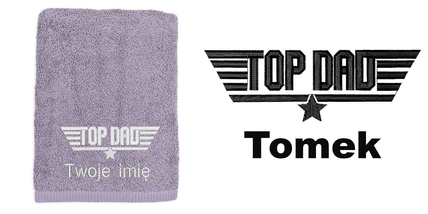 ręcznik szybkoschnący z mikrofibry dla taty DAD