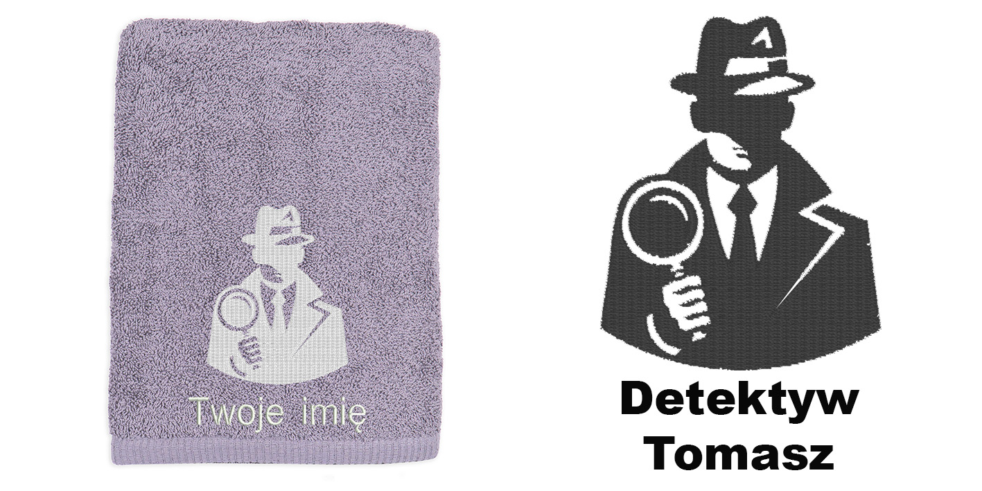 Ręcznik bawęłniany detektyw